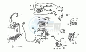 V 35 350 Carabinieri - PA Carabinieri/PA drawing Battery