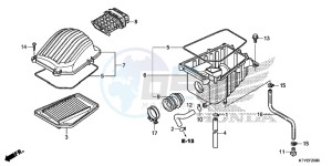 CBR125RF CBR125R 2ED - (2ED) drawing AIR CLEANER