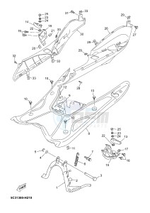 YN50FMU NEO'S 4 (B261 B261) drawing STAND & FOOTREST