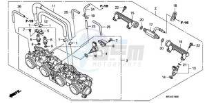 CBF10009 Ireland - (EK) drawing THROTTLE BODY