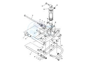 YFA BREEZE 125 drawing REAR ARM