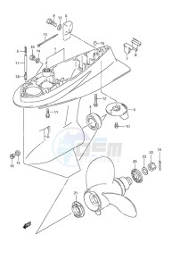 DF 115 drawing Gear Case (C/R)