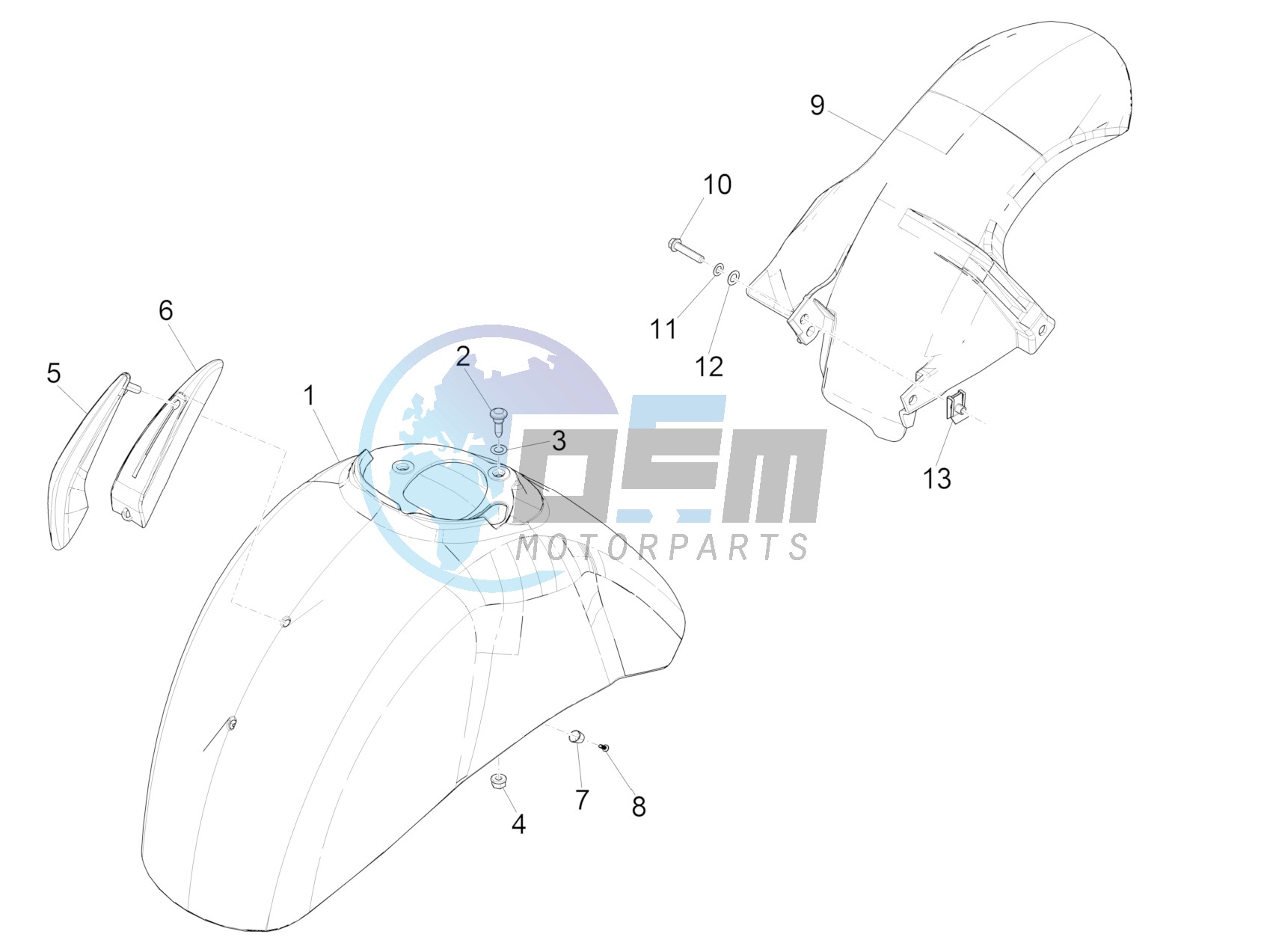 Wheel huosing - Mudguard