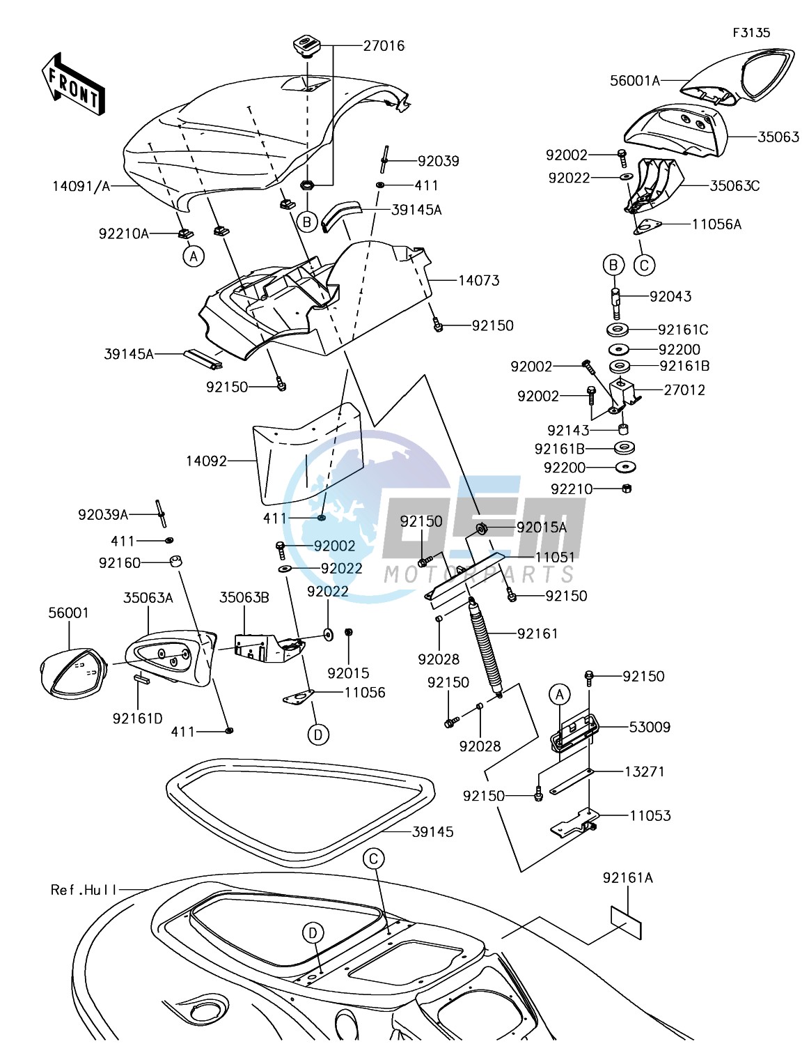 Hull Front Fittings