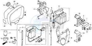 CT110 drawing BATTERY/BATTERY BOX (1)