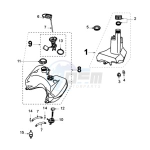 FIGHT ZULA drawing TANK AND FUEL PUMP