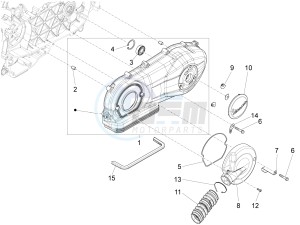 Liberty 150 4t 3v ie lem ( Vietnam ) drawing Crankcase cover - Crankcase cooling