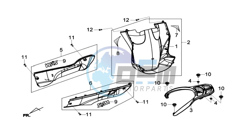 UNDERTAIL/ BATTERY COVER