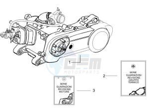 Runner 50 Pure Jet drawing Engine assembly