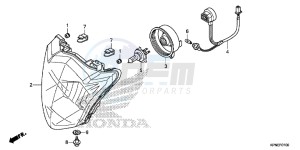 GLR1251WHH UK - (E) drawing HEADLIGHT