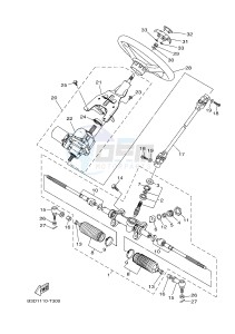 YXE700 YXE70WPAJ WOLVERINE R (B3D2) drawing STEERING