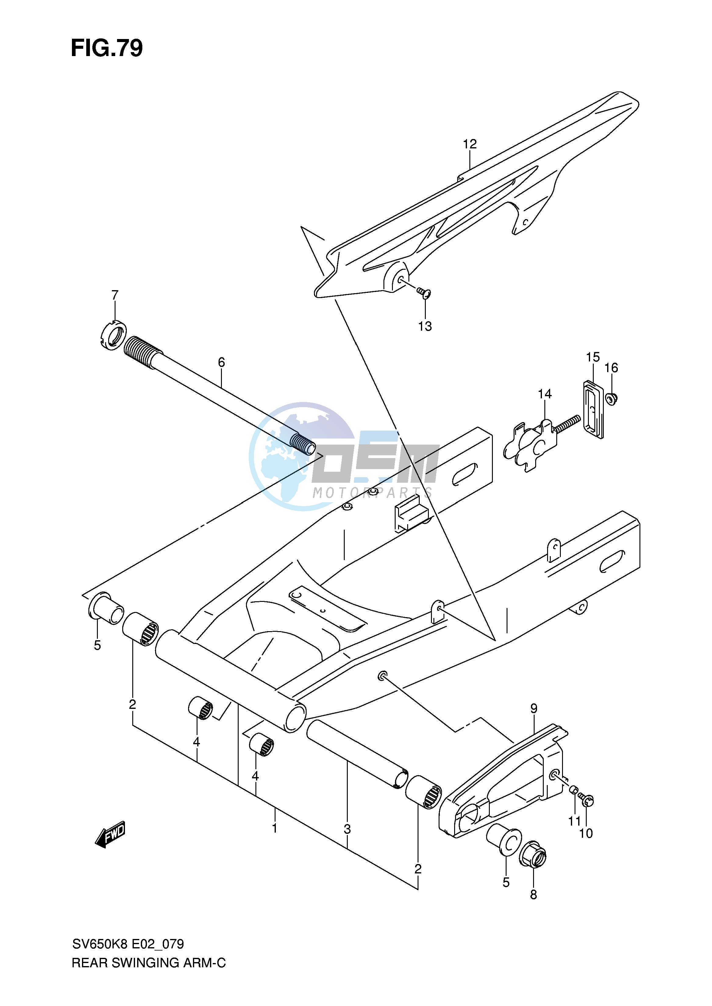 REAR SWINGING ARM