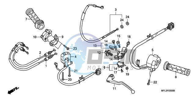 HANDLE LEVER/SWITCH/CABLE