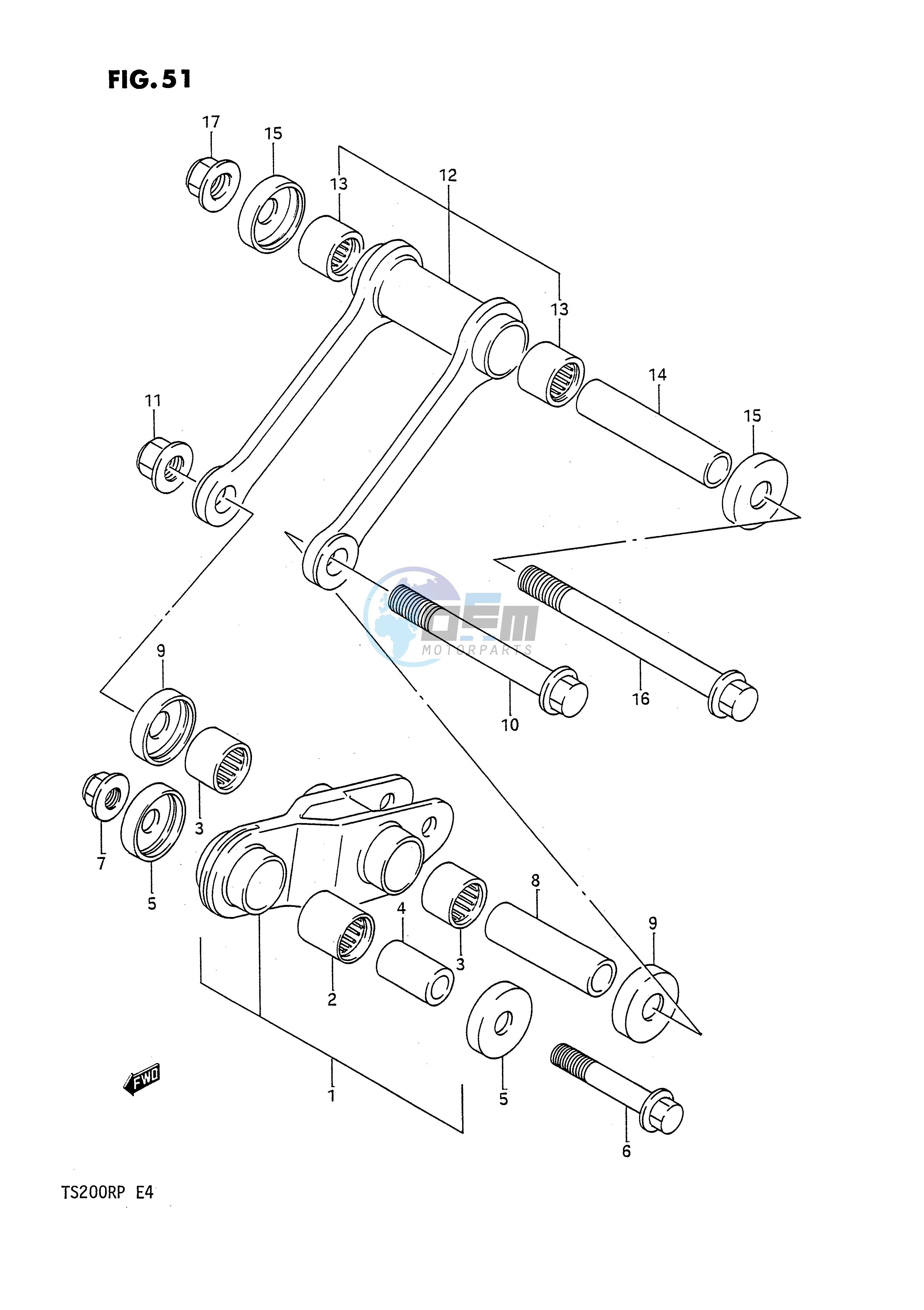 REAR CUSHION LEVER