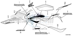 CBR500R England - (3ED) drawing MARK (3)