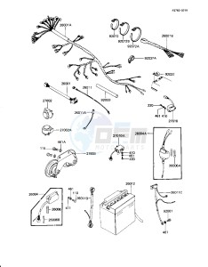 KZ 1100 L [LTD SHAFT] (L1) [LTD SHAFT] drawing CHASSIS ELECTRICAL EQUIPMENT