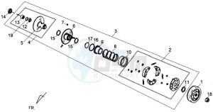 ORBIT 50 2T NAKED drawing CLUTCH