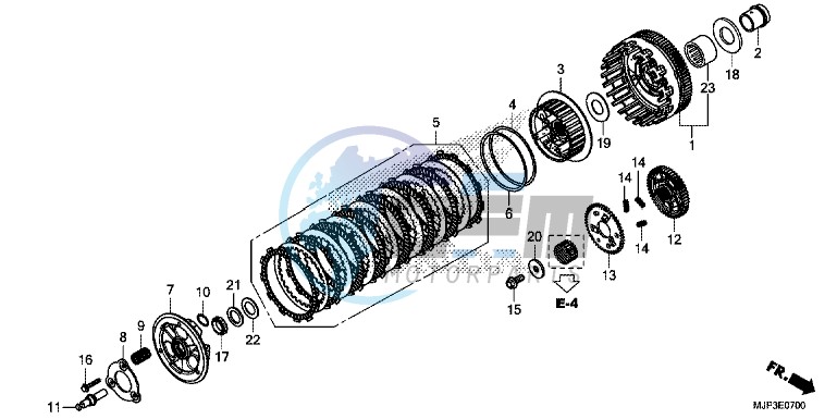 CLUTCH (CRF1000/CRF1000A)