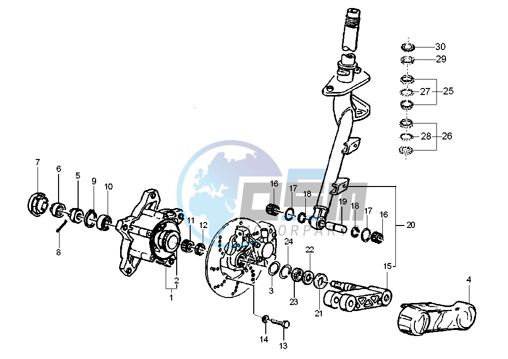 Front suspension