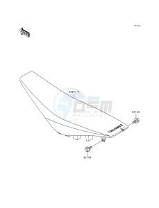 KX 250 L [KX250] (L2) [KX250] drawing SEAT