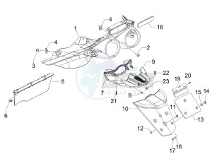 MP3 500 (USA) drawing Rear cover - Splash guard