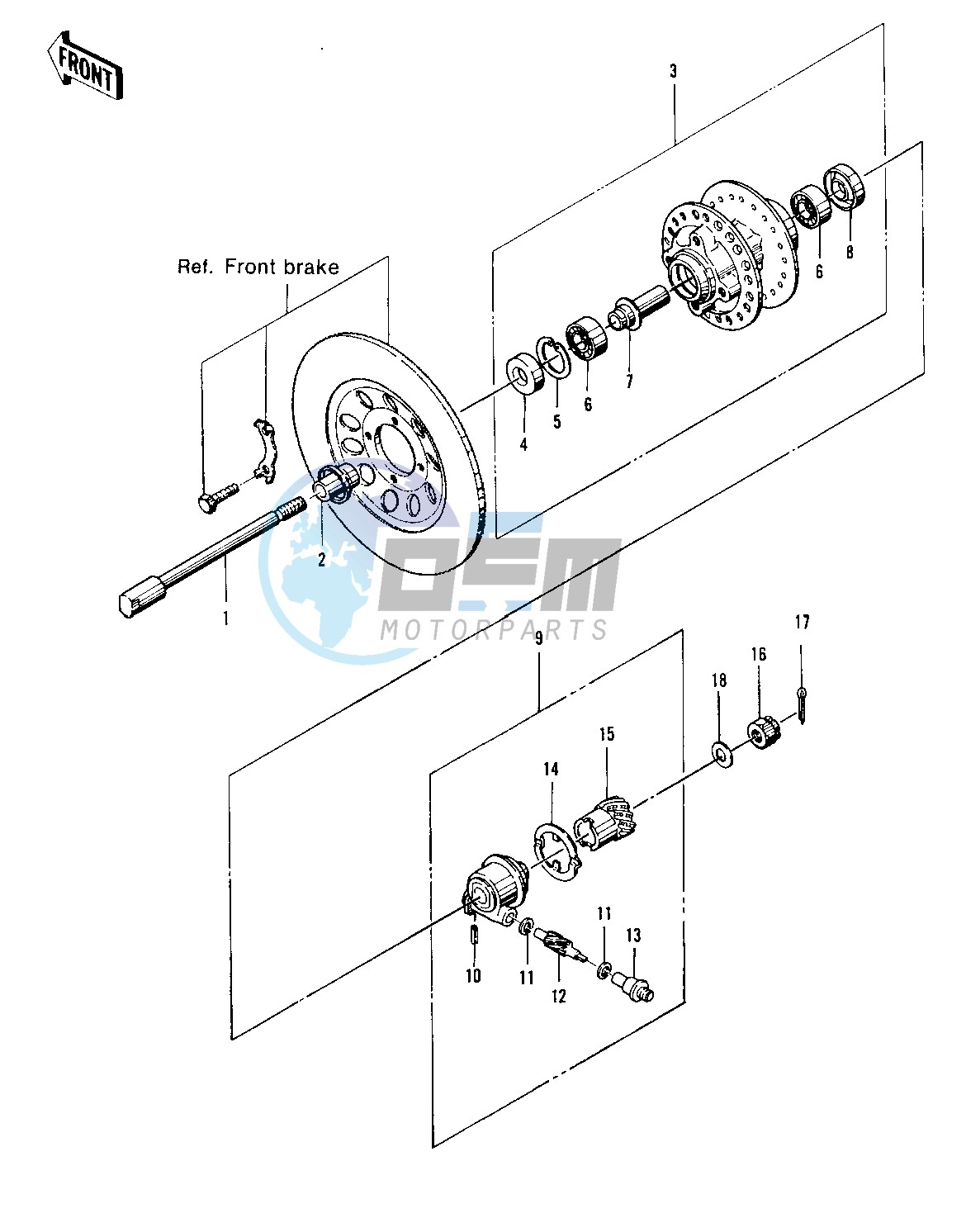 FRONT HUB