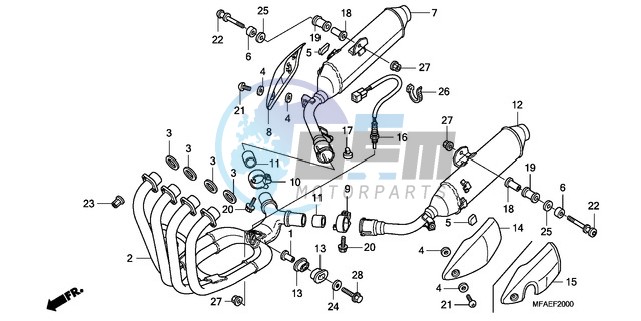 EXHAUST MUFFLER