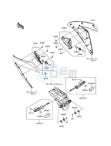 NINJA_300_ABS EX300BFFA XX (EU ME A(FRICA) drawing Turn Signals