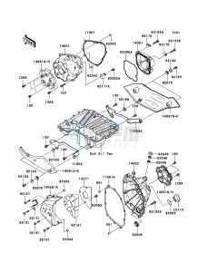 Z1000_ABS ZR1000C9F FR GB XX (EU ME A(FRICA) drawing Engine Cover(s)