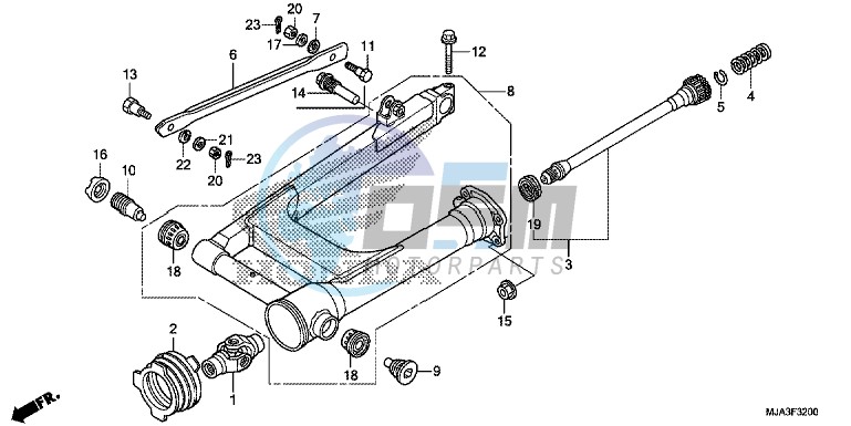 SWINGARM (VT750C/C2S/CA/CS)