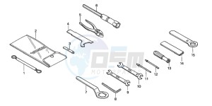 CBR1000RR drawing TOOLS