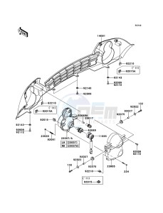 MULE_600 KAF400BBF EU drawing Headlight(s)