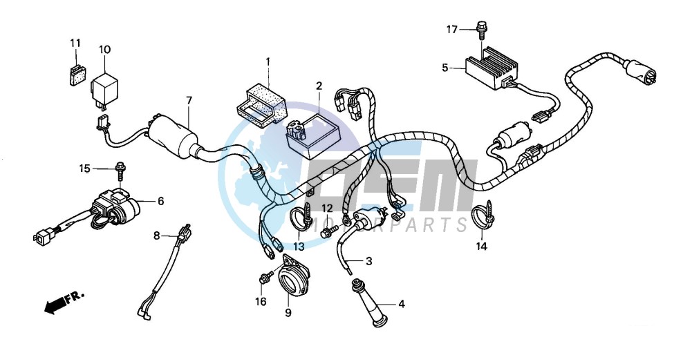 WIRE HARNESS/ IGNITION COIL(CL/DK/ED/U)