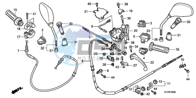 HANDLE LEVER/SWITCH/CABLE