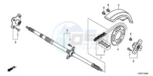 TRX90XD TRX90 Europe Direct - (ED) drawing FINAL DRIVEN GEAR