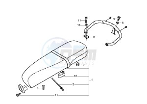 LX 2T 50 drawing Seat