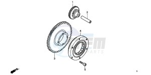 CB900F 919 drawing STARTING CLUTCH