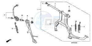 CB1300SA9 Europe Direct - (ED / ABS BCT MME TWO) drawing STAND