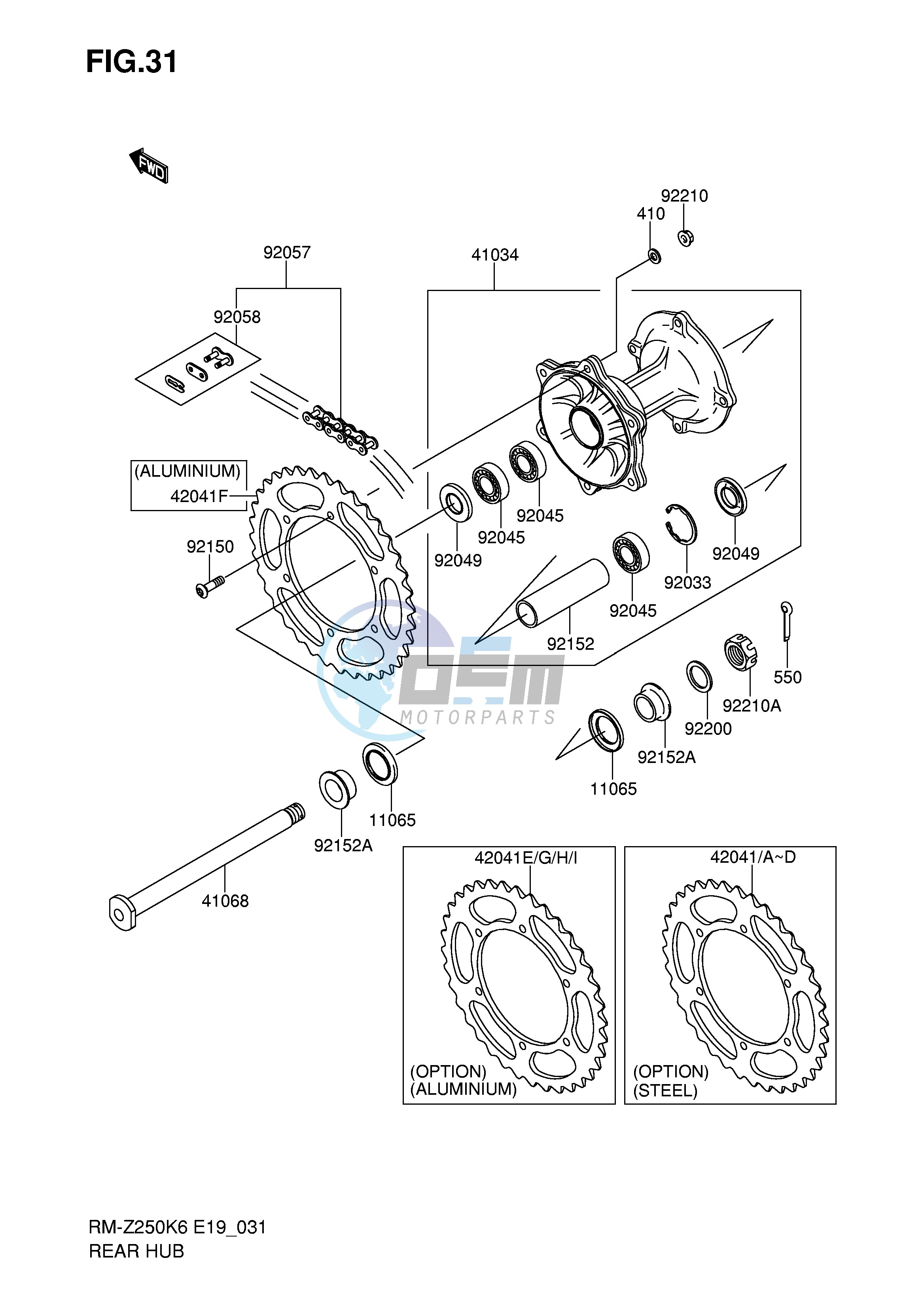 REAR HUB