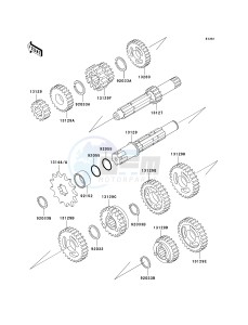 KX 65 A [KX65 MONSTER ENERGY] (A6F - A9FA) A6F drawing TRANSMISSION