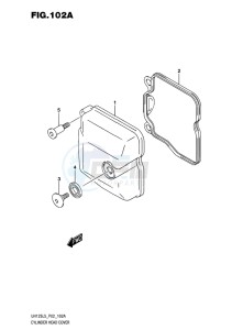 UH125 BURGMAN EU drawing CYLINDER HEAD COVER