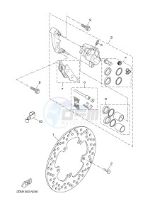 YP125RA (ABS) X-MAX 250 ABS (2DL6 2DL6 2DL6 2DL6) drawing FRONT BRAKE CALIPER