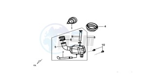 HD 200EVO EFI drawing RESERVE TANK