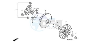 PES125R9 France - (F / CMF STC) drawing DRIVE FACE