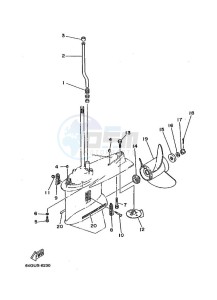 L150F drawing LOWER-CASING-x-DRIVE-L150-L200-