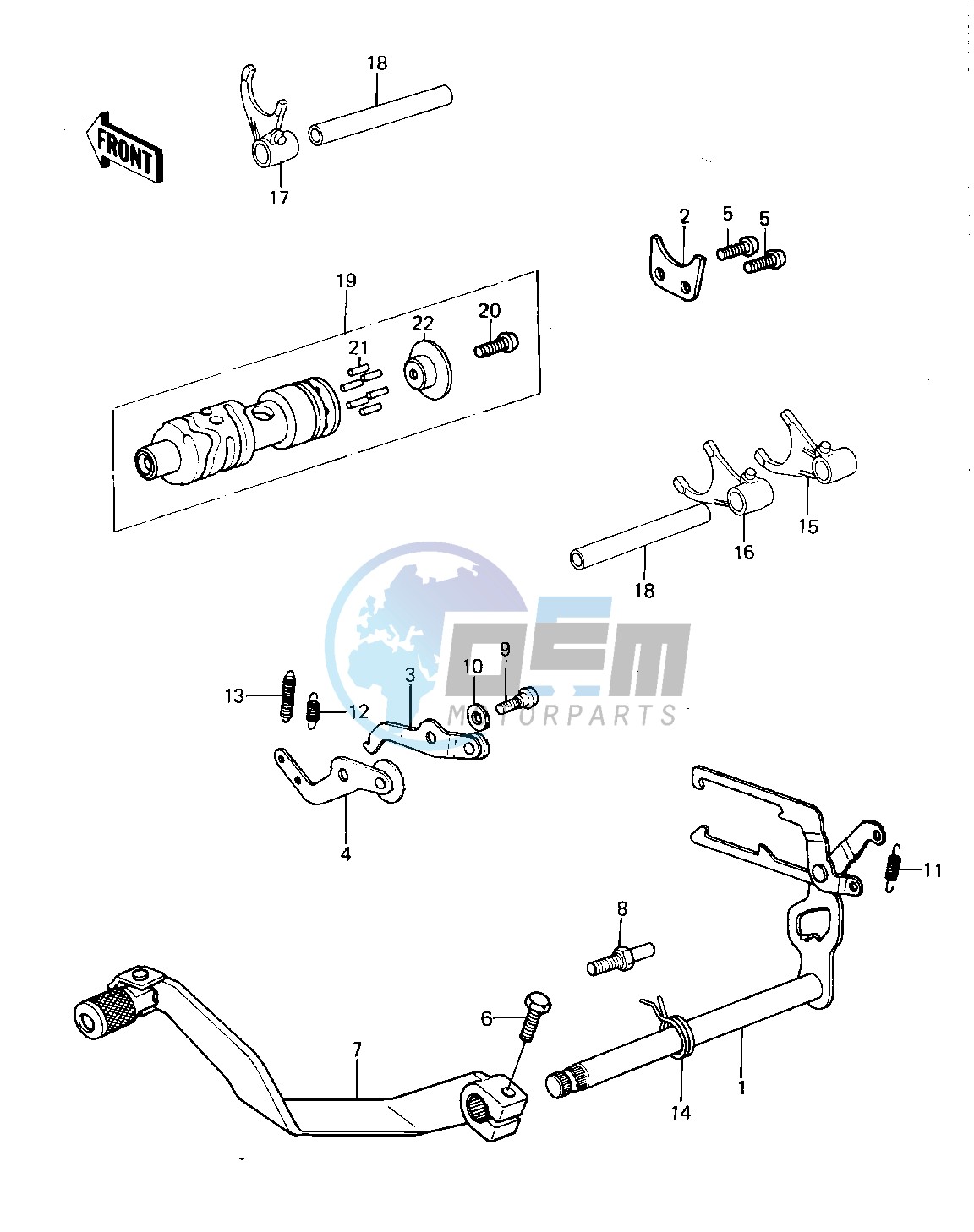 GEAR CHANGE MECHANISM