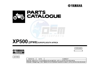 XP500 TMAX T-MAX 530 (2PWB) drawing .1-Front-Page