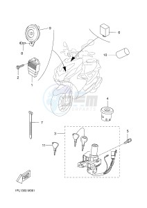 NS50N AEROX NAKED (1PL4 1PL4) drawing ELECTRICAL 1