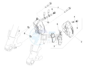 TUONO 1100 V4 FACTORY E4 ABS (NAFTA) drawing Front brake caliper