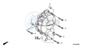 CBR600RR9 U / MME SPC 2U drawing GENERATOR COVER